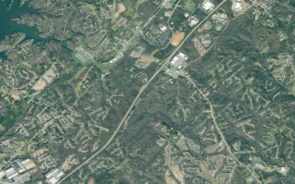 HVAC service area in Flowery Branch