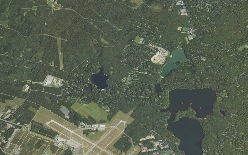 HVAC service area in Forestdale