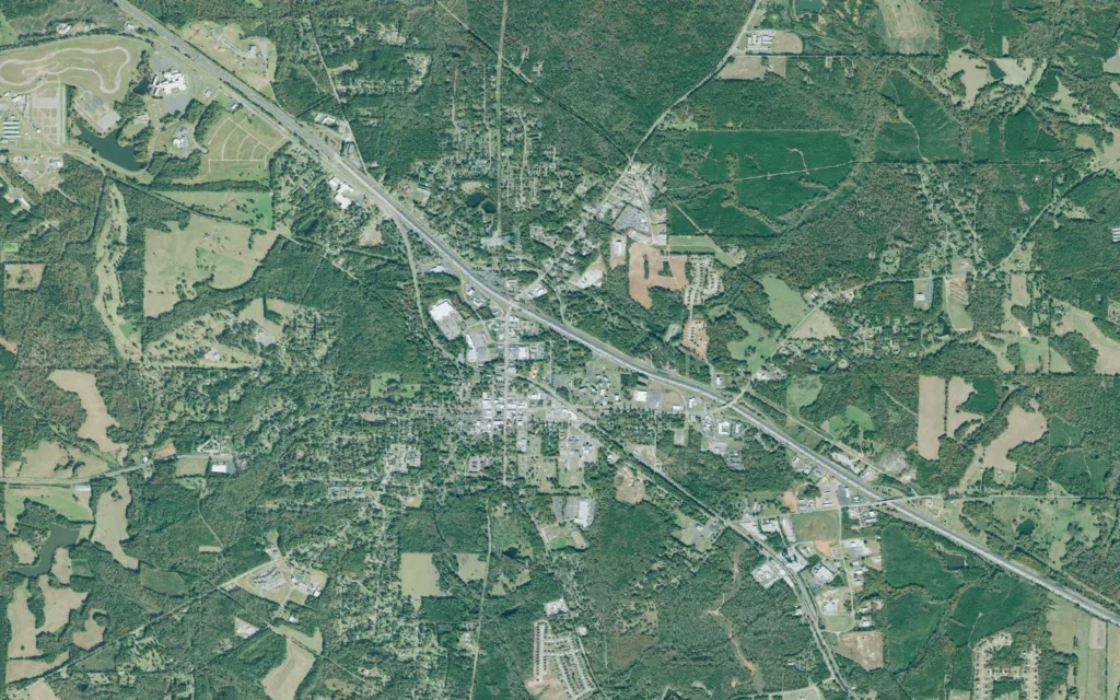 HVAC service area in Forsyth