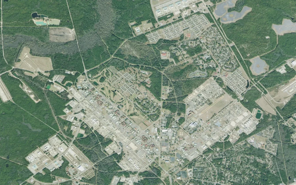 HVAC service area in Fort Stewart