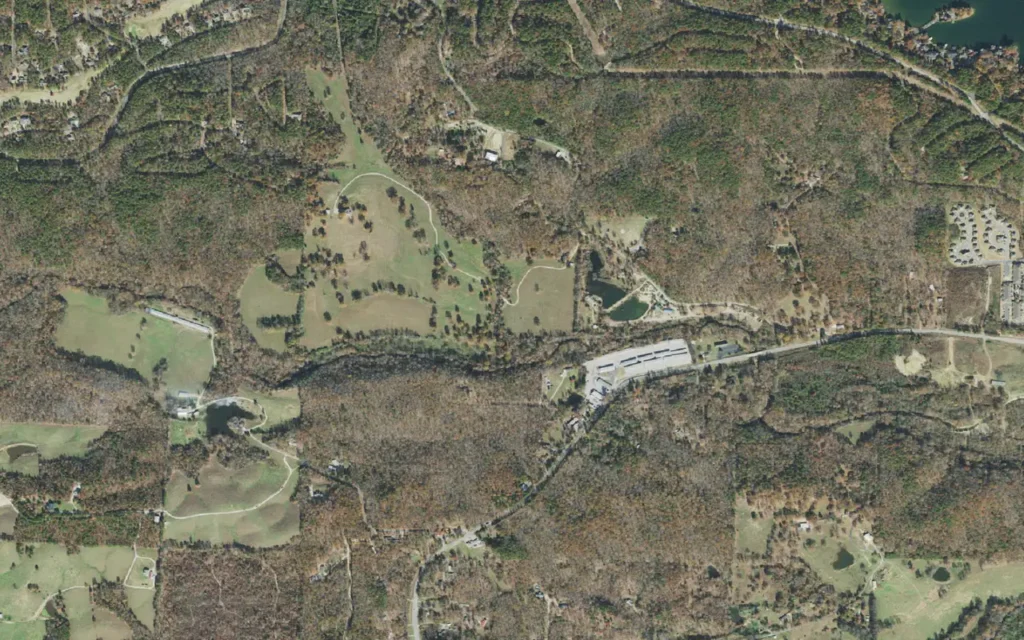 HVAC service area in Fountain Lake