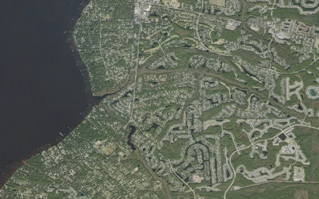 HVAC service area in Fruit Cove