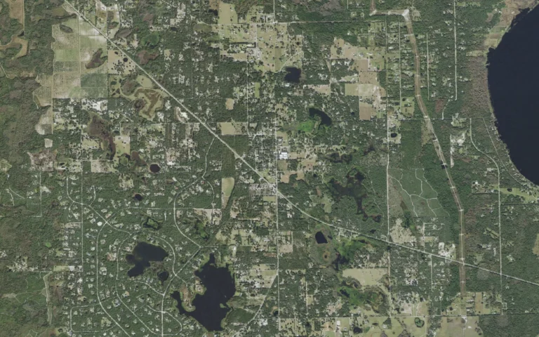 Aerial view centered on Geneva, Florida