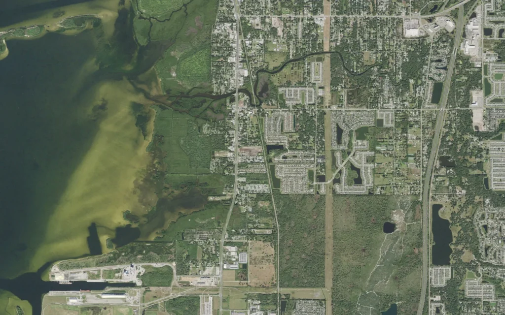 HVAC service area in Gibsonton