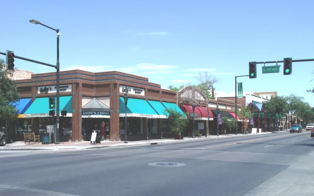 HVAC service area in Glendale