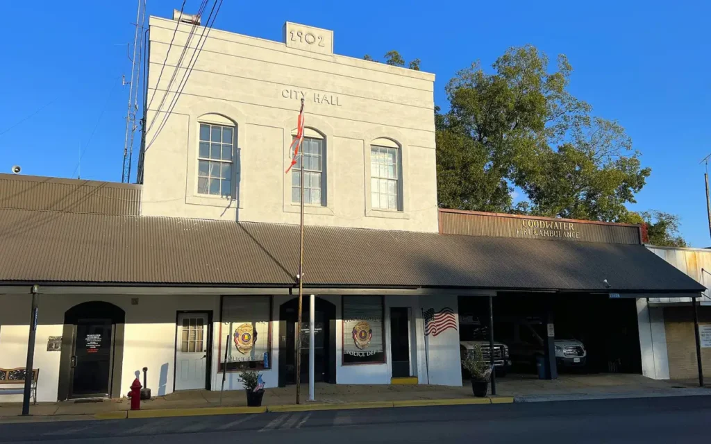 HVAC service area in Goodwater