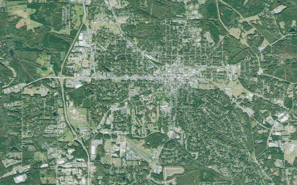 HVAC service area in Griffin