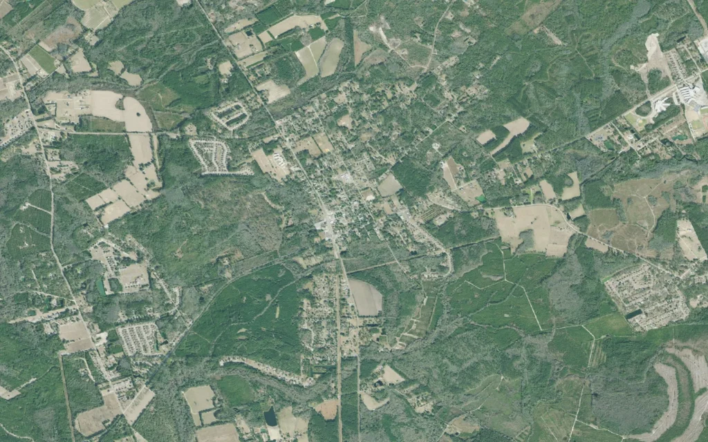 HVAC service area in Guyton