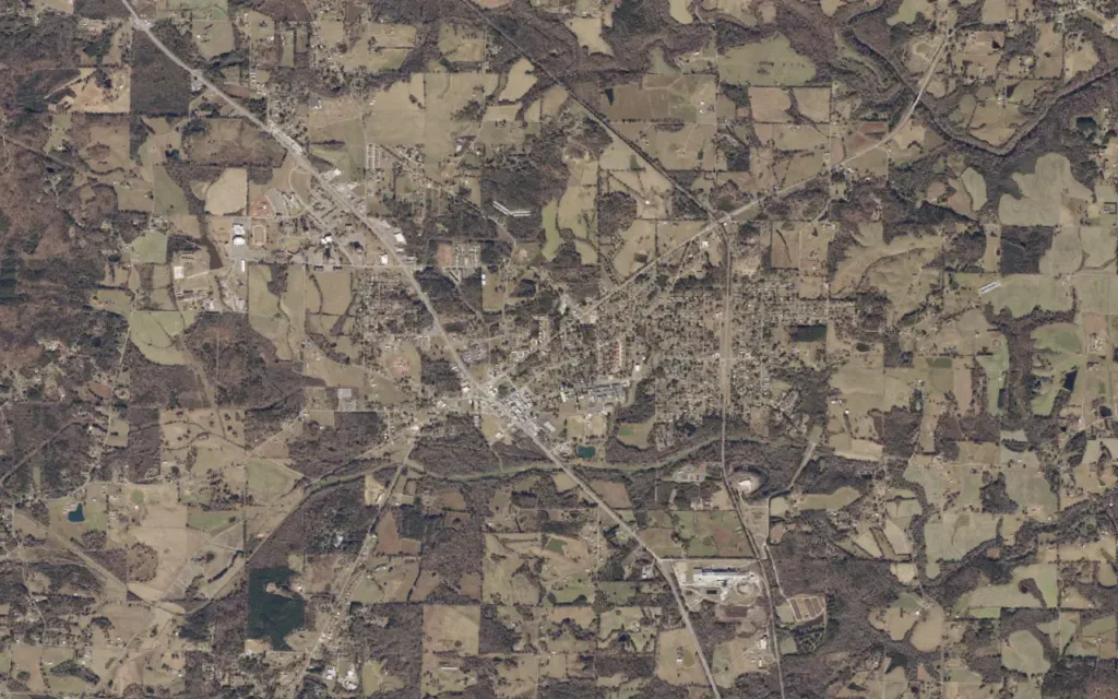 HVAC service area in Hanceville