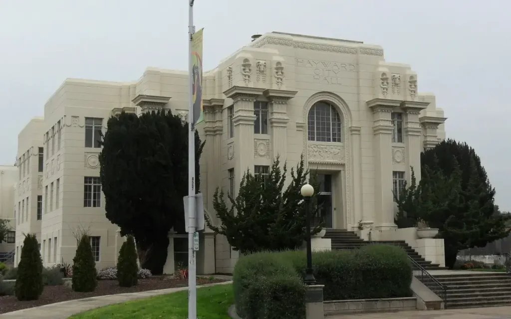 HVAC service area in Hayward