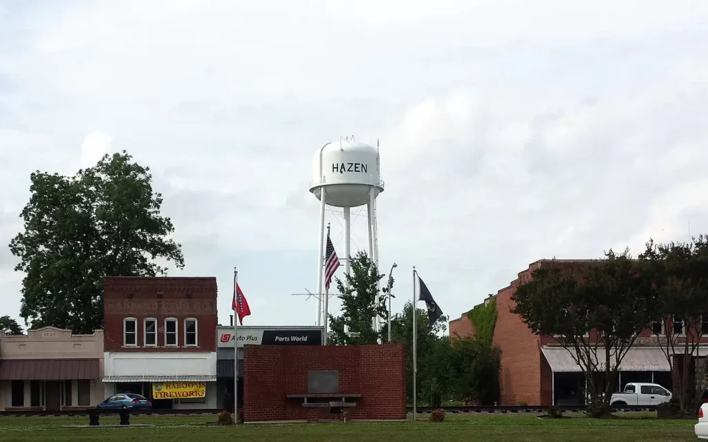 HVAC service area in Hazen