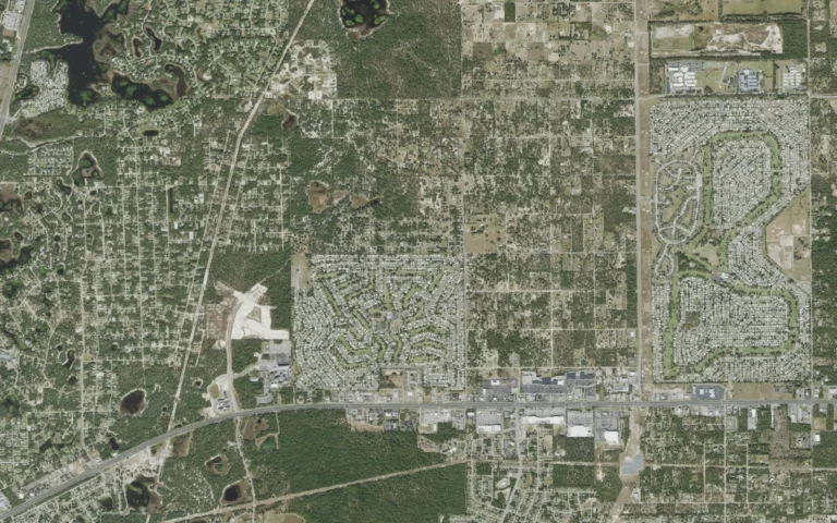 Aerial view centered on High Point, Florida