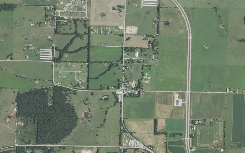 HVAC service area in Hindsville