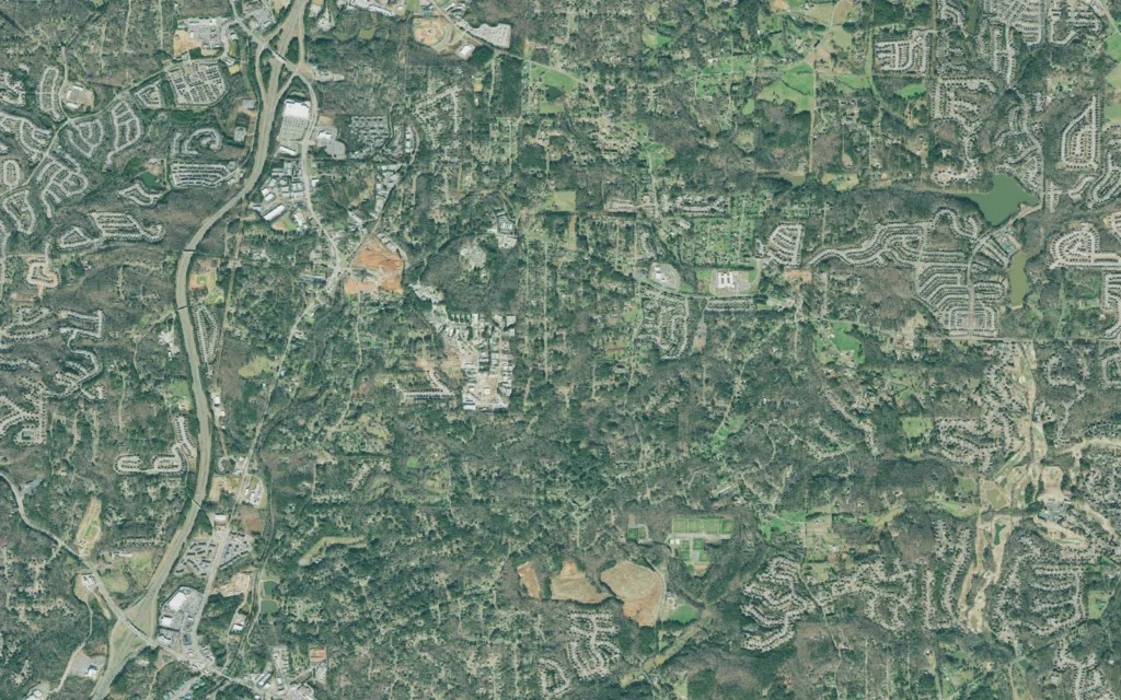 HVAC service area in Holly Springs