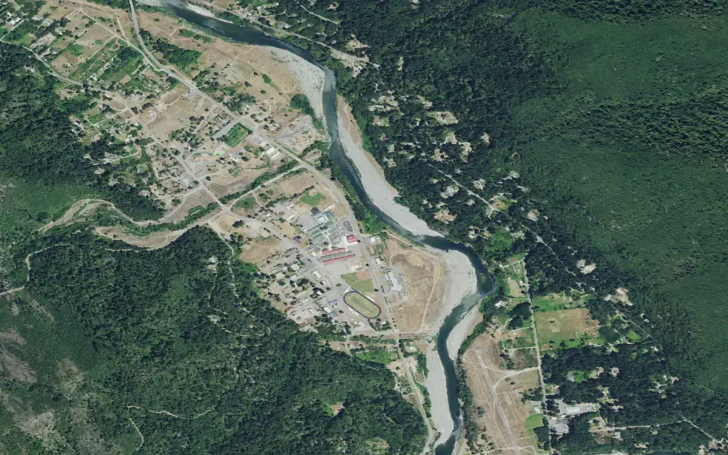 HVAC service area in Hoopa