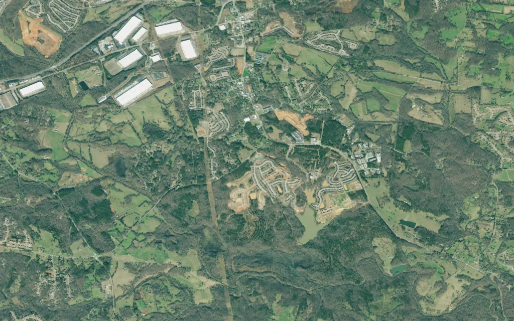 HVAC service area in Hoschton