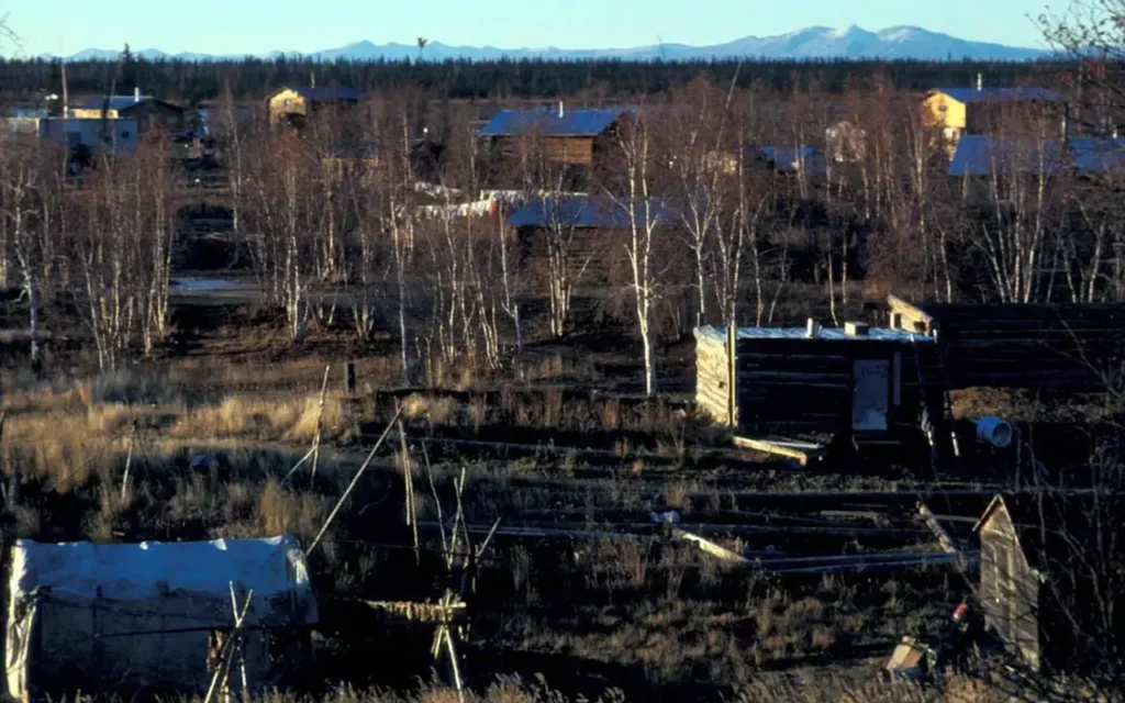 HVAC service area in Huslia