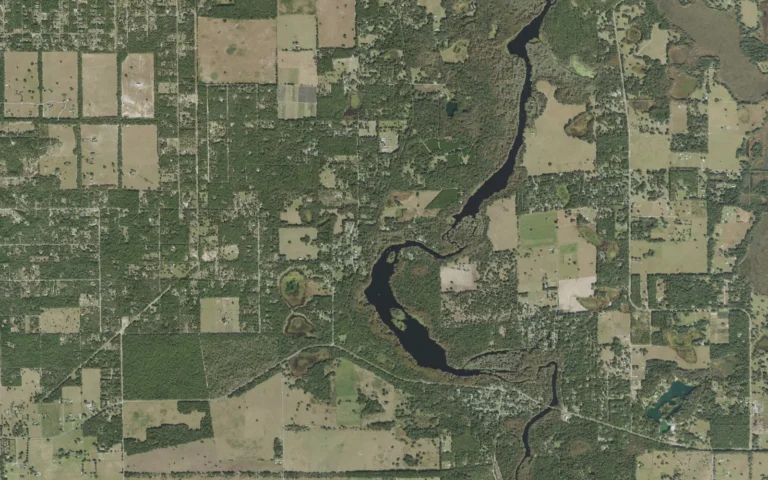 Aerial view centered on Istachatta, Florida