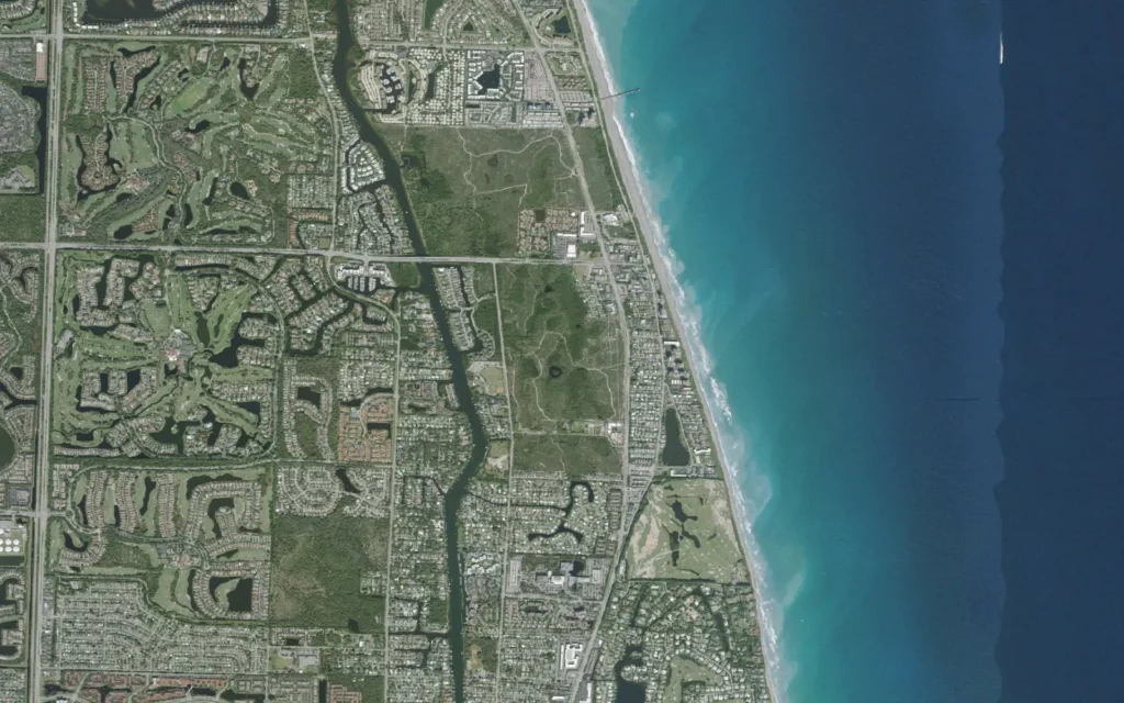 HVAC service area in Juno Beach