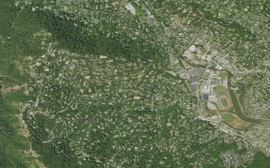 HVAC service area in Kentfield