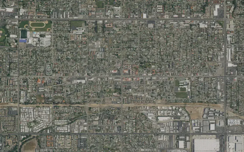 HVAC service area in La Habra