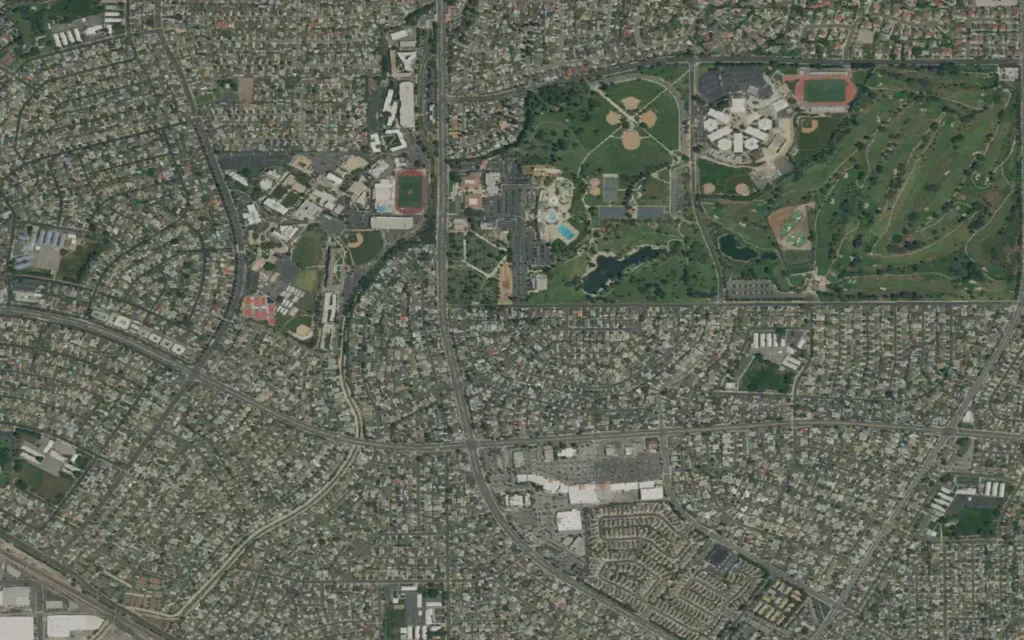 HVAC service area in La Mirada