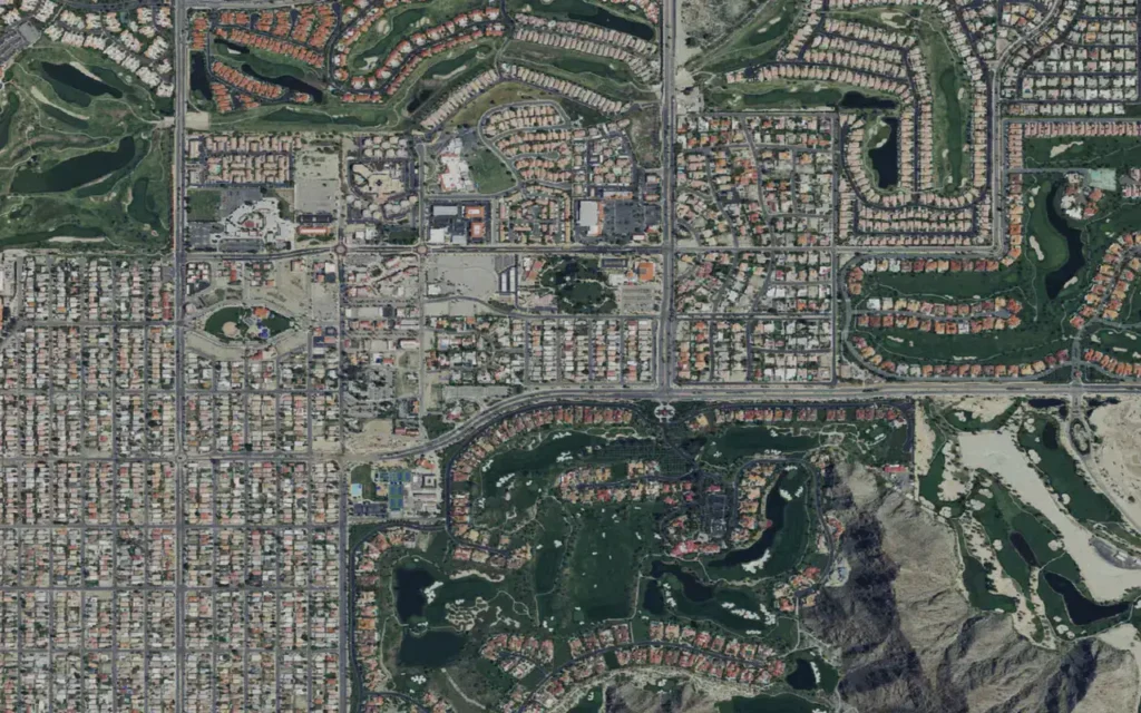 HVAC service area in La Quinta