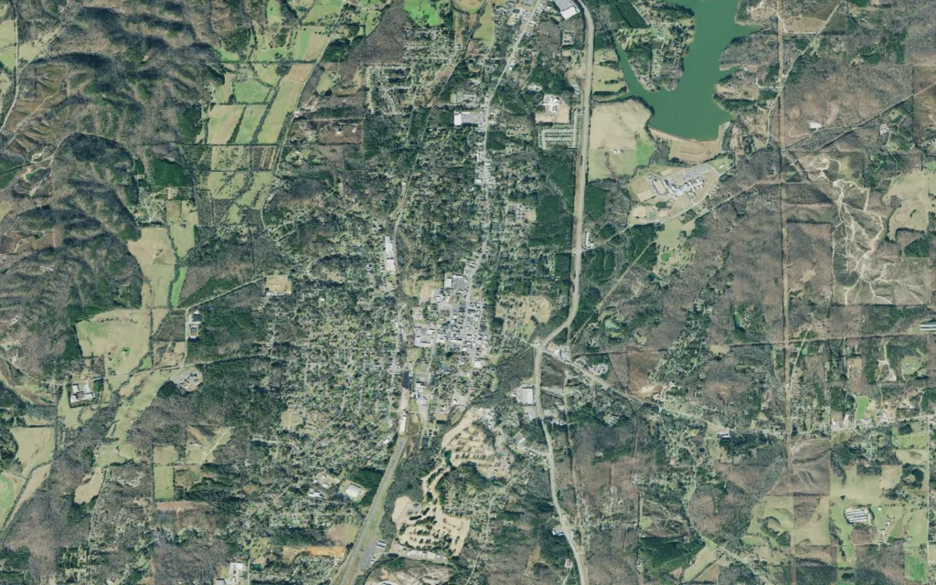HVAC service area in LaFayette