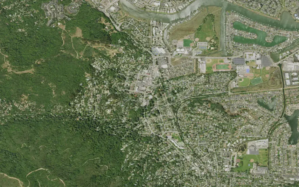HVAC service area in Larkspur