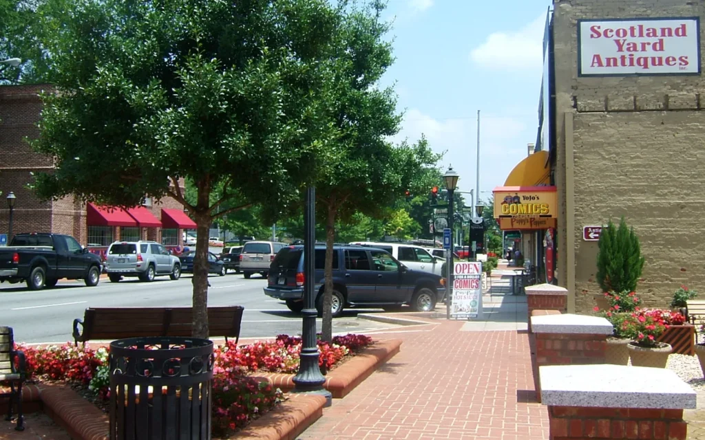 HVAC service area in Lawrenceville