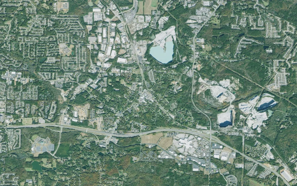 HVAC service area in Lithonia