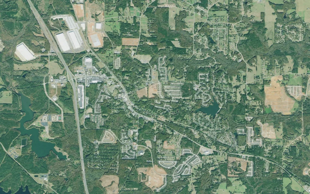 HVAC service area in Locust Grove