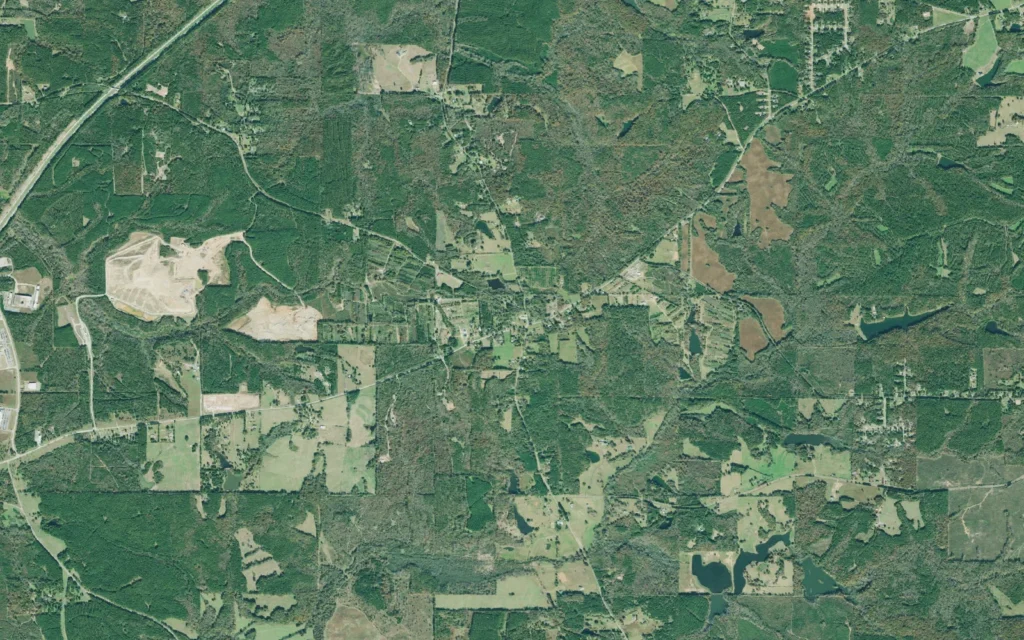 HVAC service area in Lone Oak