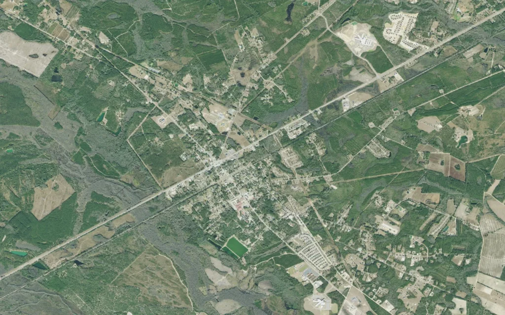 HVAC service area in Ludowici
