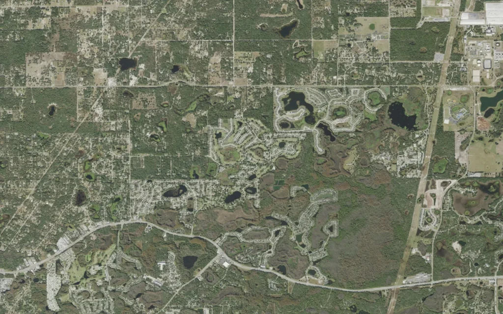 HVAC service area in Meadow Oaks