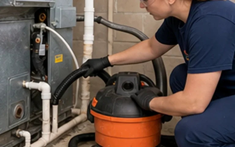 Mini-Split Drain Line Cleaning and Repair service