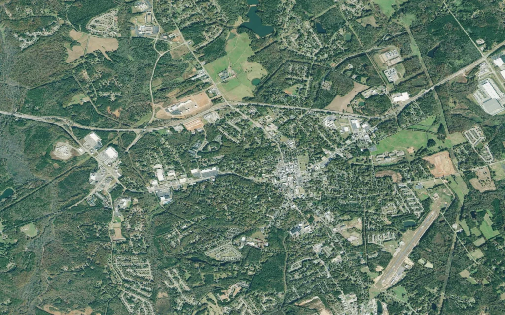HVAC service area in Monroe