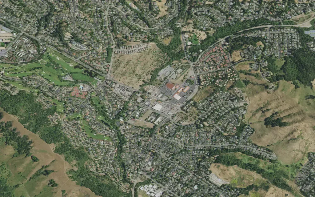 HVAC service area in Moraga