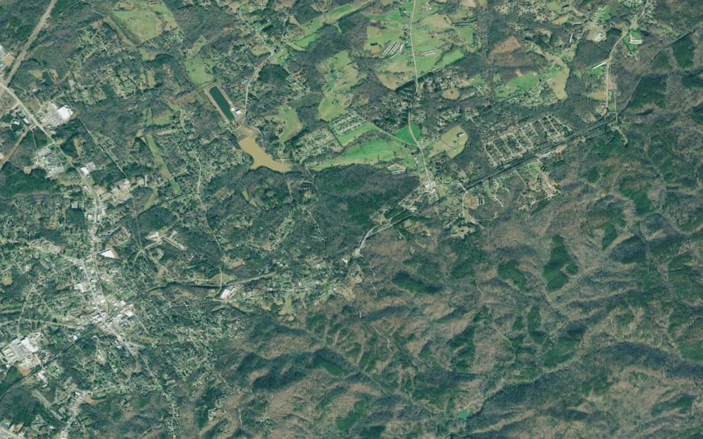 HVAC service area in Mount Airy