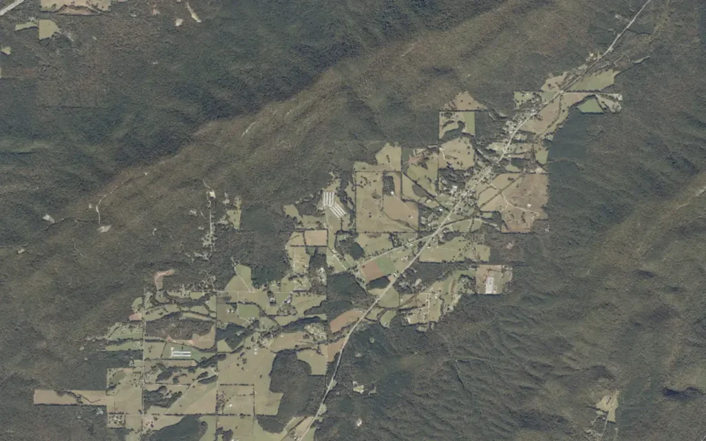 HVAC service area in Nances Creek