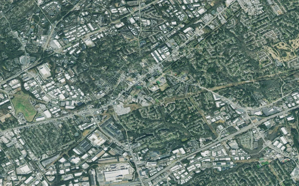 HVAC service area in Norcross