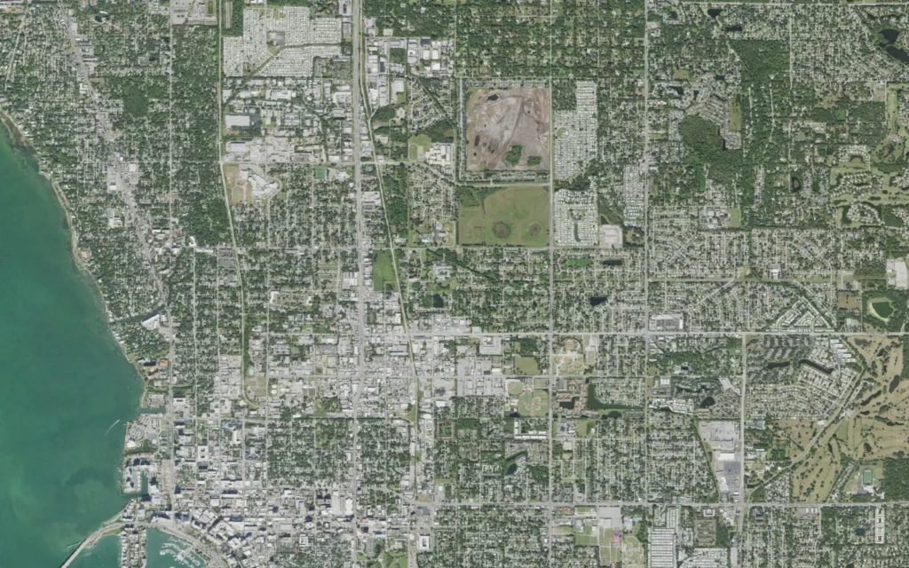 HVAC service area in North Sarasota