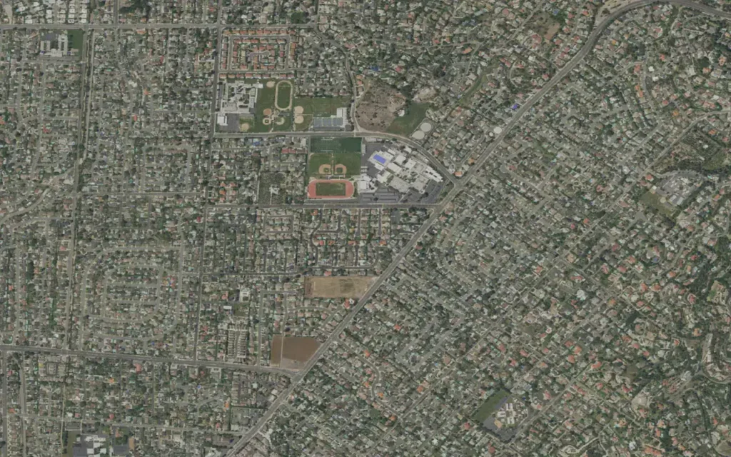 HVAC service area in North Tustin