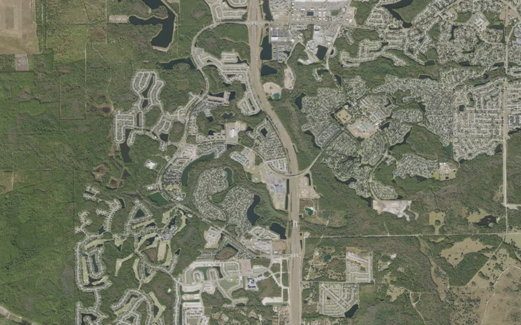 HVAC service area in Oakleaf Plantation