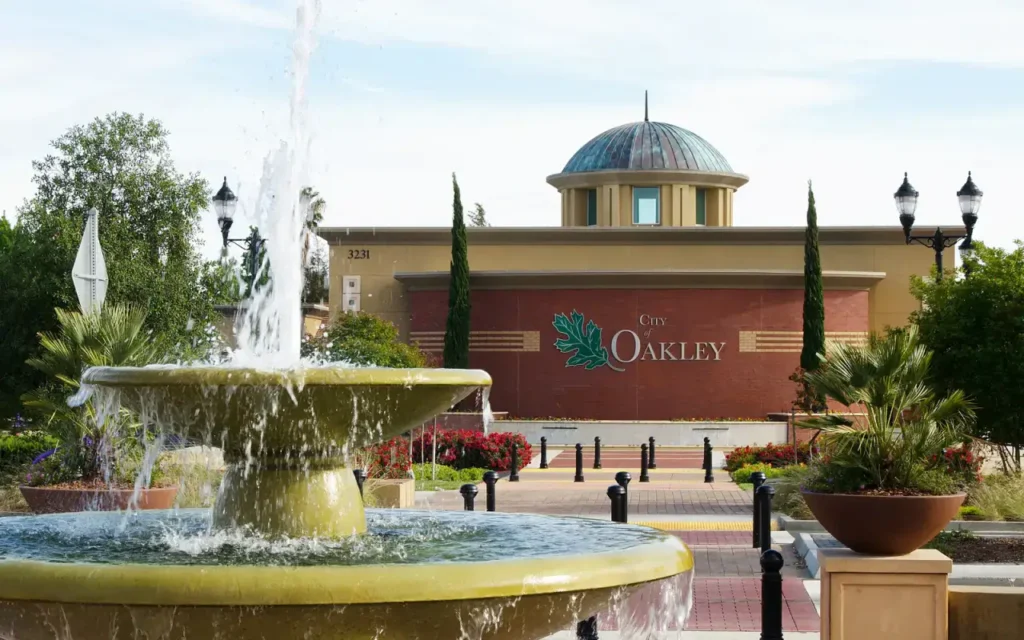 HVAC service area in Oakley