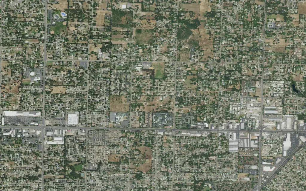 HVAC service area in Orangevale