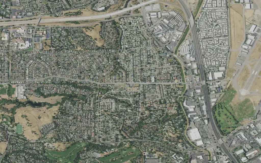 HVAC service area in Pacheco