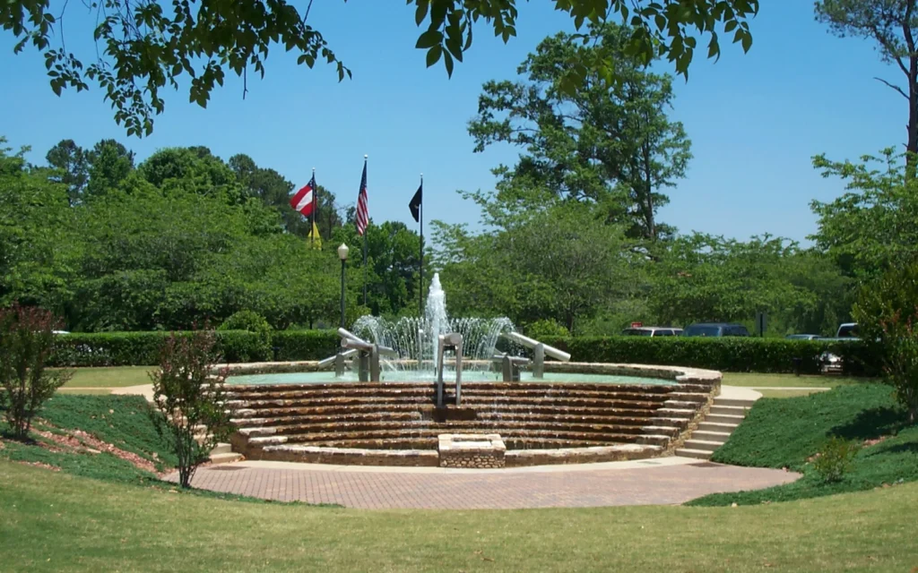 HVAC service area in Peachtree City