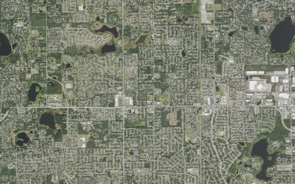 HVAC service area in Pine Hills