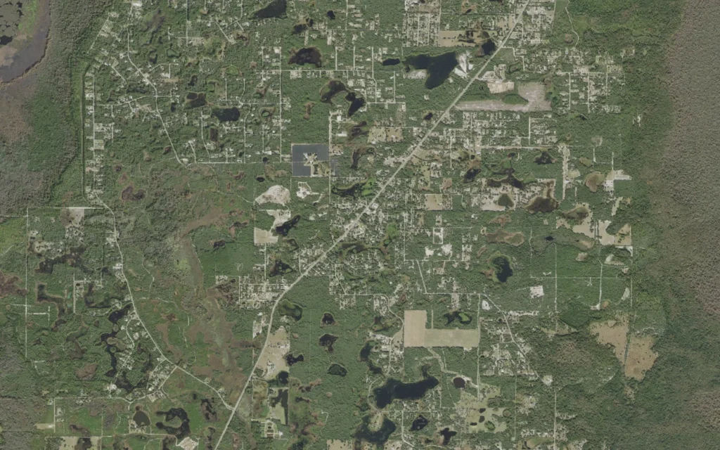 HVAC service area in Pine Lakes